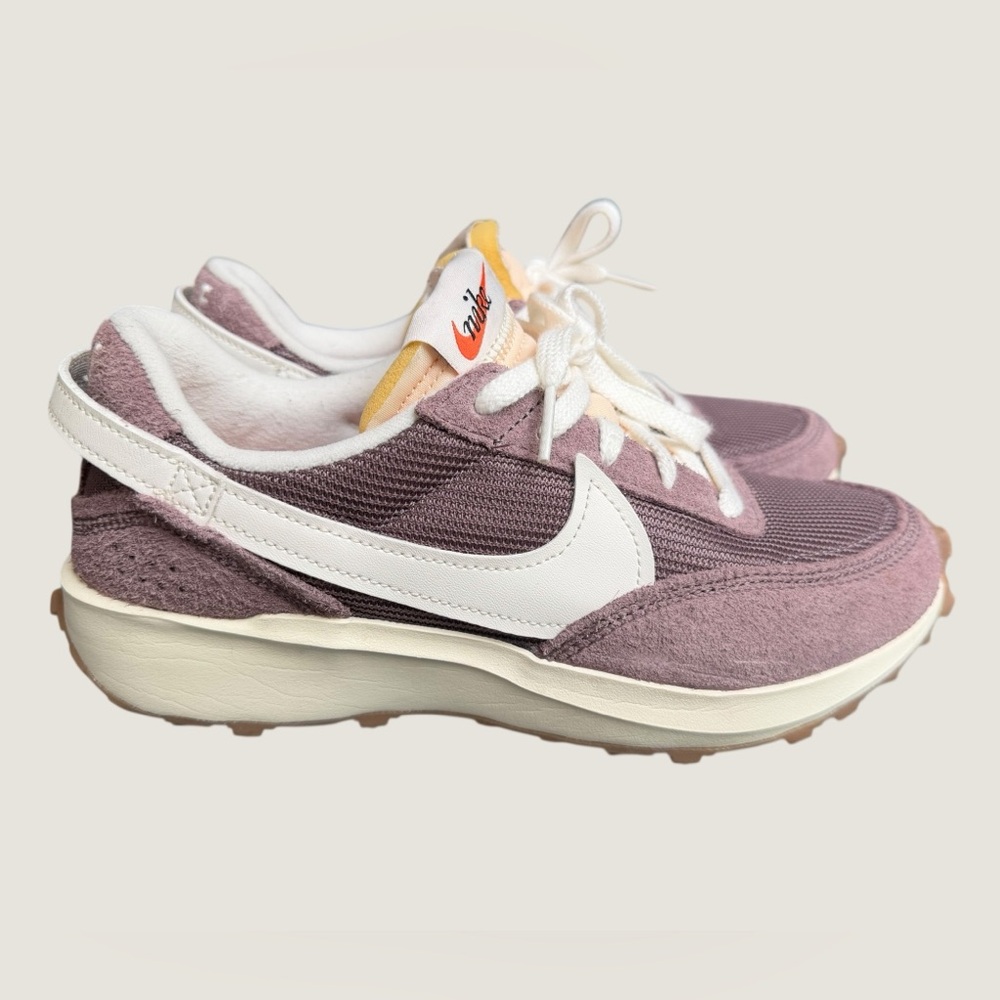 Nike Waffle Debut Vintage Sneaker DX2931-200, Plum Eclipse/Coconut Milk, 7 - Picture 4 of 9